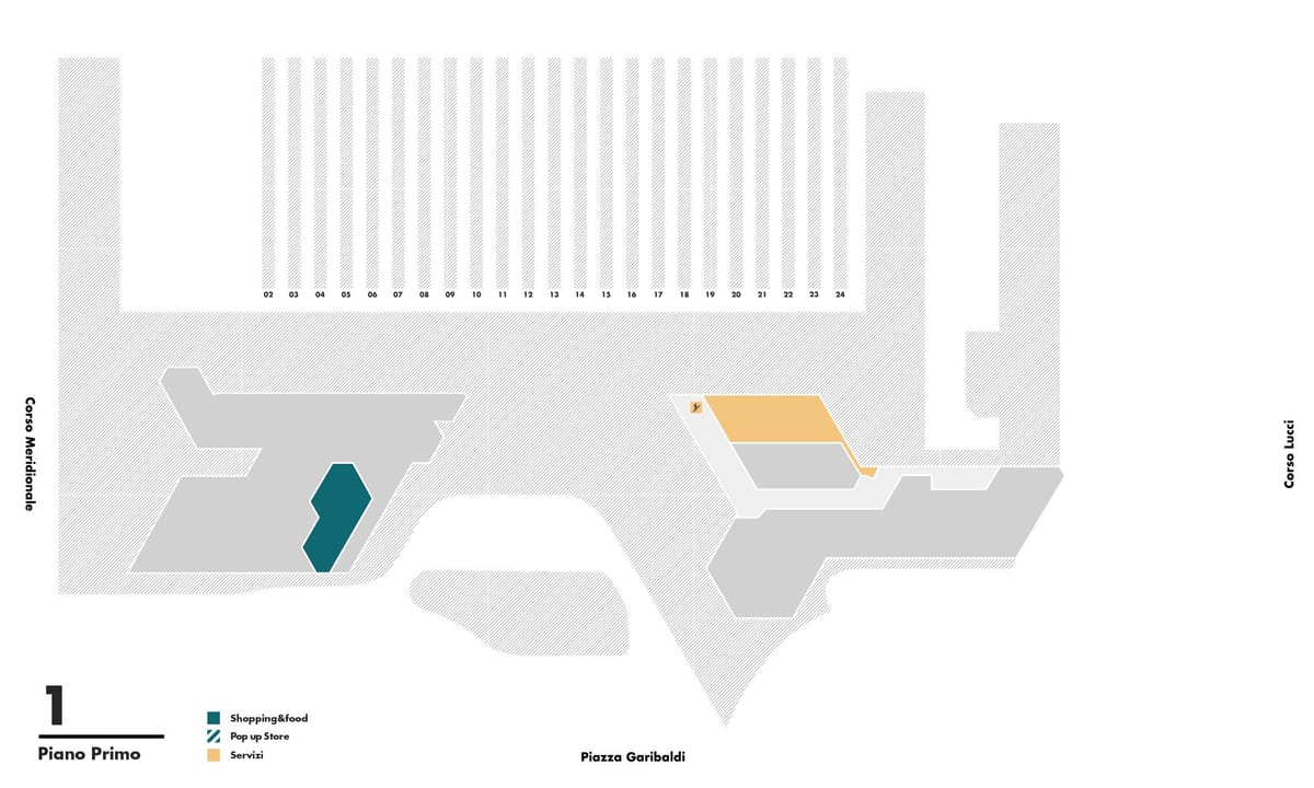 Mappa di napoli centrale