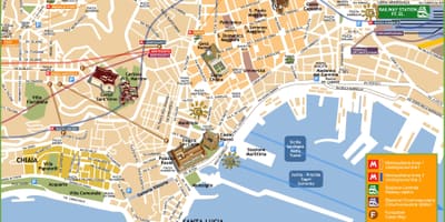 Mappa turistica di napoli